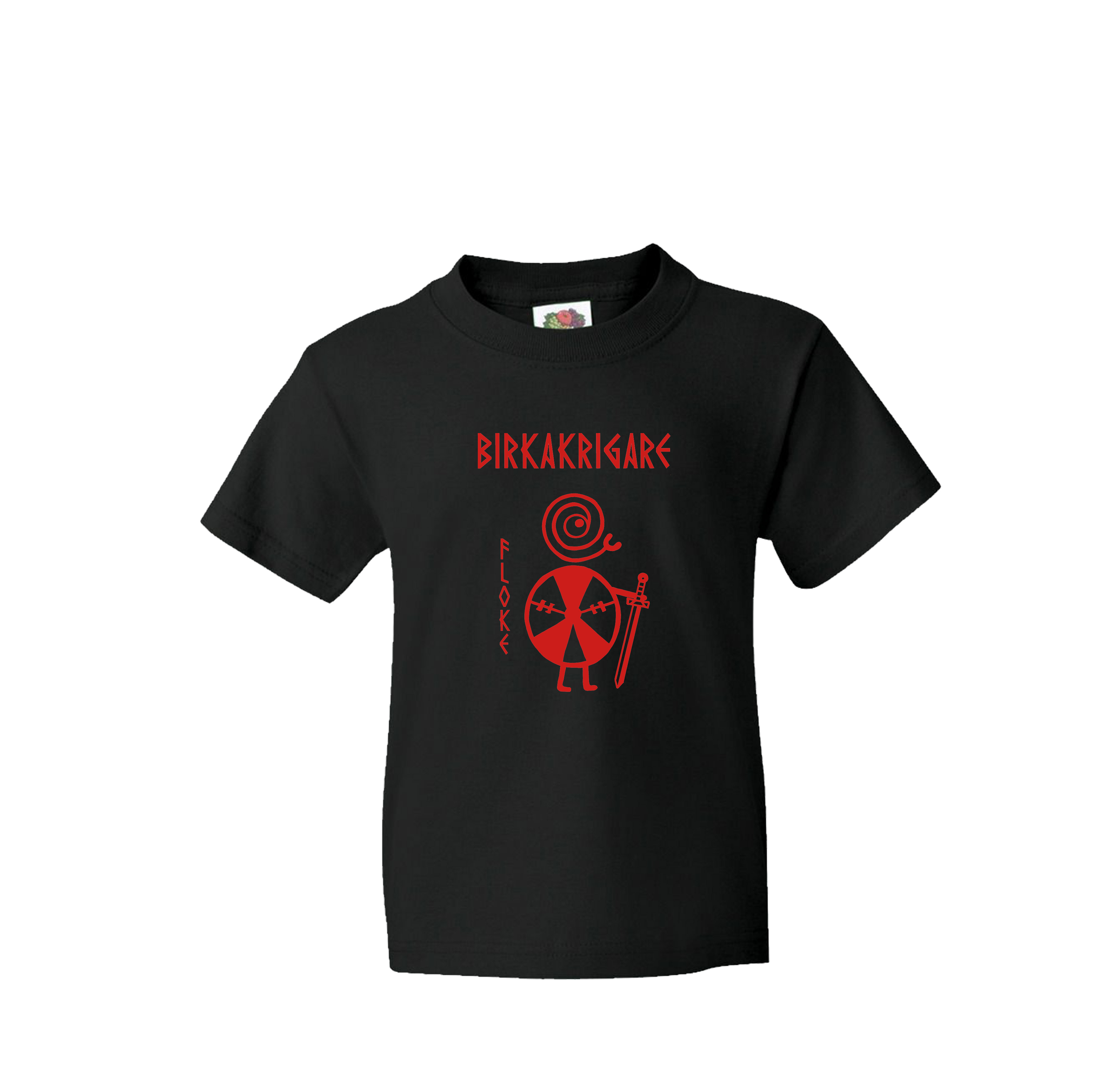 T-shirt barn: Floke