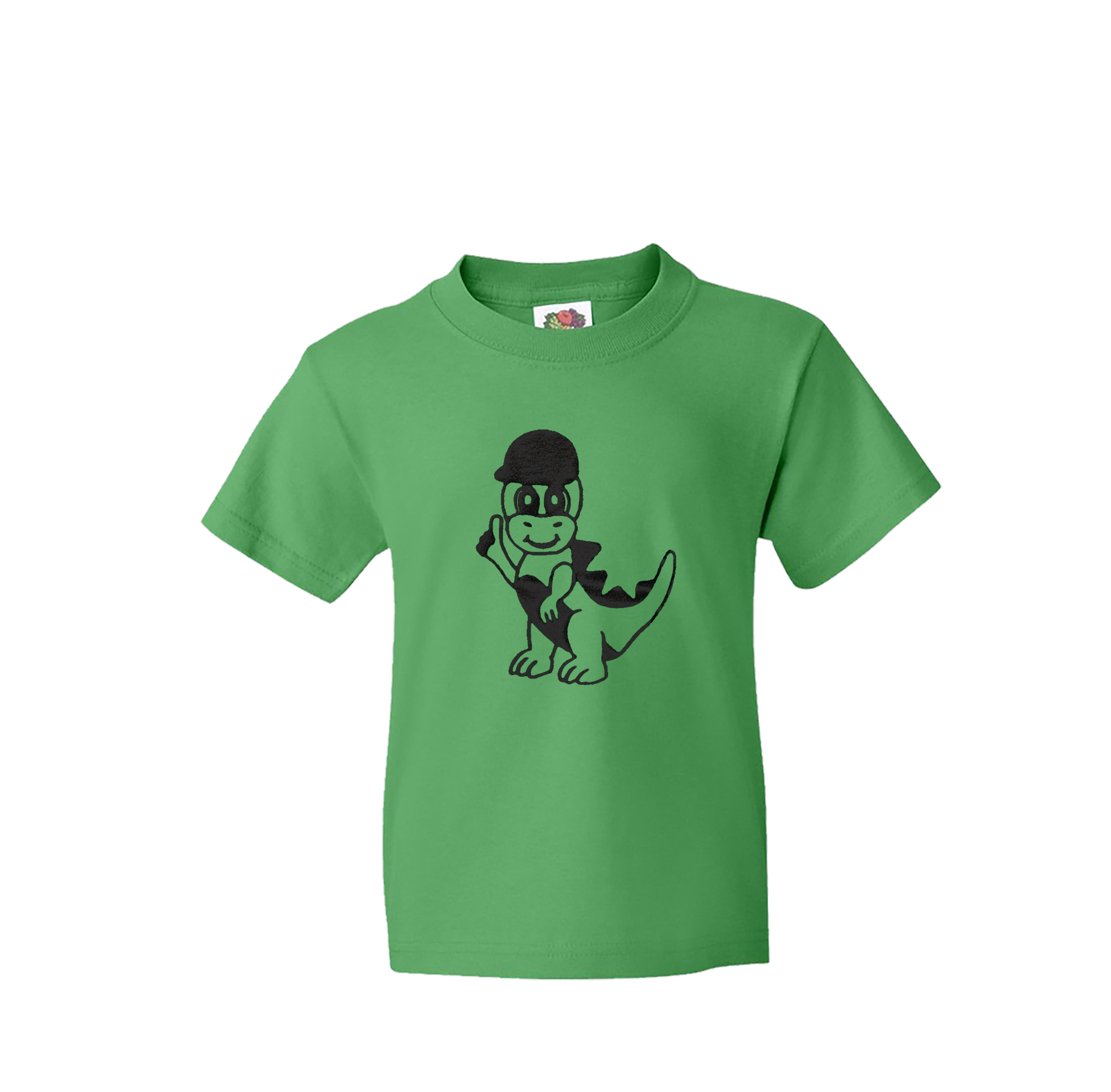 T-shirt barn: Dino-kille glitter
