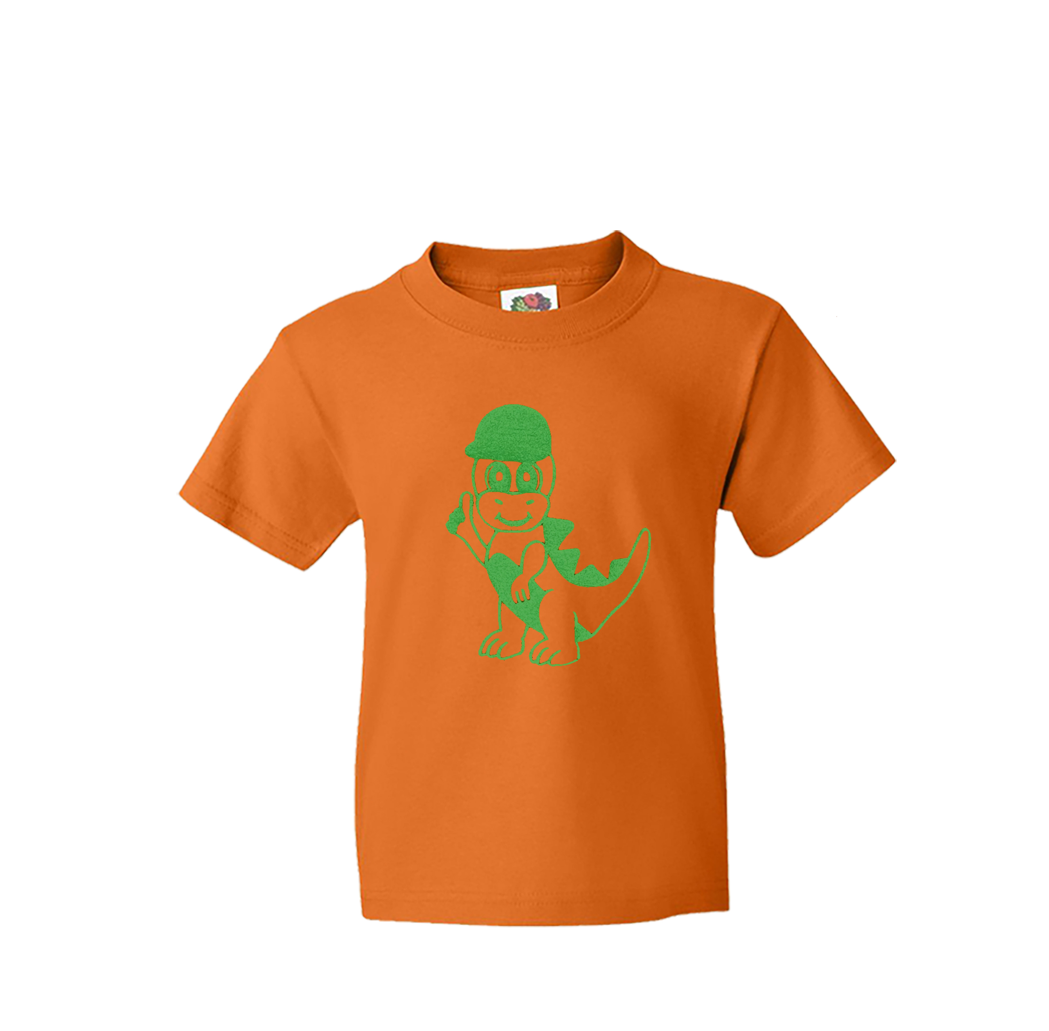 T-shirt barn: Dino-kille glitter